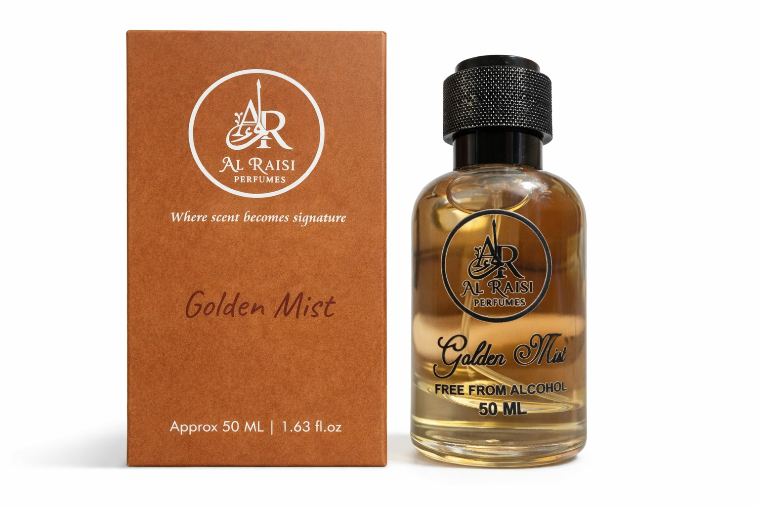 Golden Mist – Alcohol-Free Perfume (50 ML)